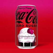 Coca Cola Coca-Cola Zero Sugar Cherry Float Soda Soft Drink Cans, 12 Fl Oz, 12 Pack - Default - View 4