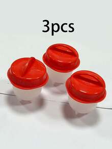 4/6 piezas Cocedor de huevos de silicona antiadherente - Herramienta de cocina práctica para hervir y cocinar al vapor huevos fácilmente - Multicolor - Ver 11