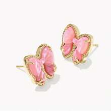 Kendra Scott Haley Bow Stud Earrings, Fashion Jewelry For Women - Màu Hồng baby - Xem 2