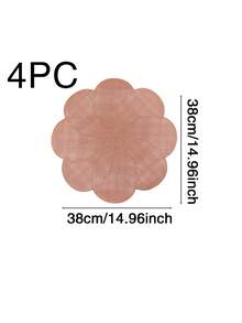 1/4/6 tấm lót bàn bằng nhựa PVC mạ vàng họa tiết hoa, cách nhiệt, chống trượt, thích hợp trang trí cho khách sạn, nhà hàng, tiệc cưới, ngày lễ tình nhân, các dịp lễ hội, dã ngoại, tiệc sinh nhật. - Nhiều màu - Xem 12