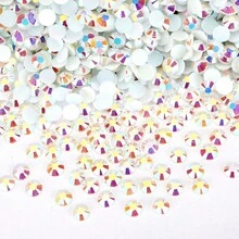 ICIQ 3mm, 4mm, 5mm Multi-Color Non-Melting Resin Crystal Diamonds, Plastic Crystal Diamonds Suitable For Decorating Clothing, Hats, Shoes And Other Daily Items - 5mm 1200pcs - View 23