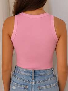 Women's Modal Tank Top With Stretch - Summer Launch - 粉色 - 查看 2