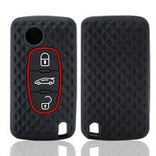 Bao đựng chìa khóa xe hơi bằng silicon mềm cao cấp dành cho C-Crosser C3 C4 Picasso Berlingo, Peugeot Partner Tepee 207 307 308. - đen - Xem 10