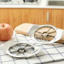 1pc/2pcs Reusable Stainless Steel Fruit Slicer, Pitter, Fruit Divider, Fruit Cutter, Divider And Pitter, Fruit Slicer, Fruit Cutter, Kitchen Gadget, Kitchen Supplies, Dorm Essential - Multicolor - View 12