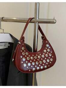 Women Shoulder Bags - 紅色 - 查看 7