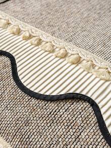 1件柔软绒面沙发套，简约纯色3D设计，宠物友好，防污防刮，适合所有季节，包括圣诞节和新年，可机洗，适用于1/2/3/4人沙发 - 米色 - 查看 8