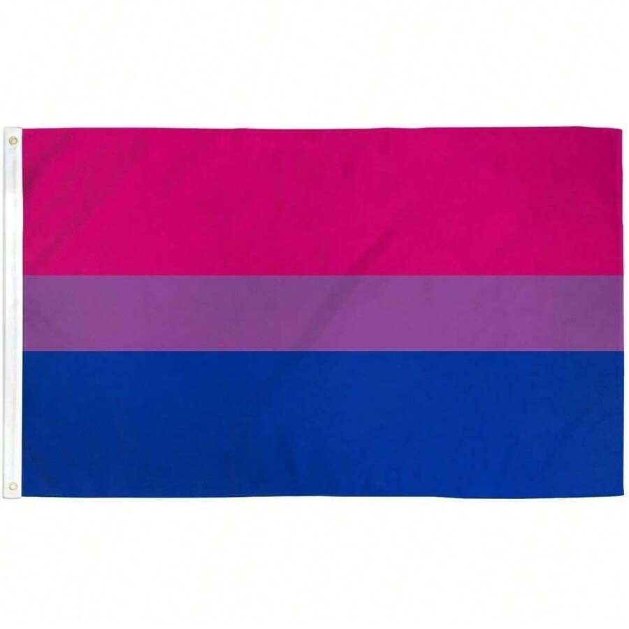 3x5Ft Bisexual Polyester Bi 2 Metal Grommets LGBTQ New - Style 1 - View 1