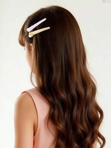 7件套无痛鸭嘴式发夹，侧刘海夹，卸妆洗脸夹，一体式发夹，女孩适用 - 彩色 - 查看 6