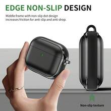 Case For AirPods Pro 3 , Compatible With Airpods Pro Case 2nd / 1st Generation (2023/2022/2019), Powerful Drop Protection - Black - View 8