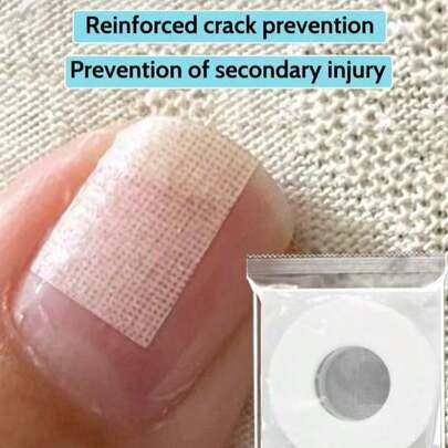 1 pieza/2 piezas Pegatina de armadura de uñas transpirable, herramienta para el cuidado de las uñas