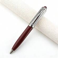Classic Luxury Ballpoint Pen, High-Grade Metal Body, Smooth Writing, Perfect For Office, School, Business Signature & Gift - 148O - View 14