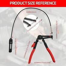 Automotive Repair Tool - Hose Clamp Removal Tool | Tool For Removing And Installing Automotive Fuel, Oil, Water Hose And Radiator Spring Clamps - A - View 7