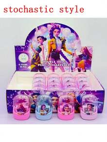 1个装铅笔削笔器 学生文具铅笔削笔器 礼品 新年礼物、情人节礼物、复活节礼物（随机款式） - 彩色 - 查看 7