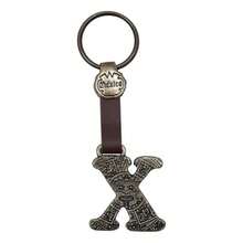 Metal Keychain With Engraved Initial And  Calendar - Handmade Gift Of Mexican Heritage - 字母 X - 查看 1