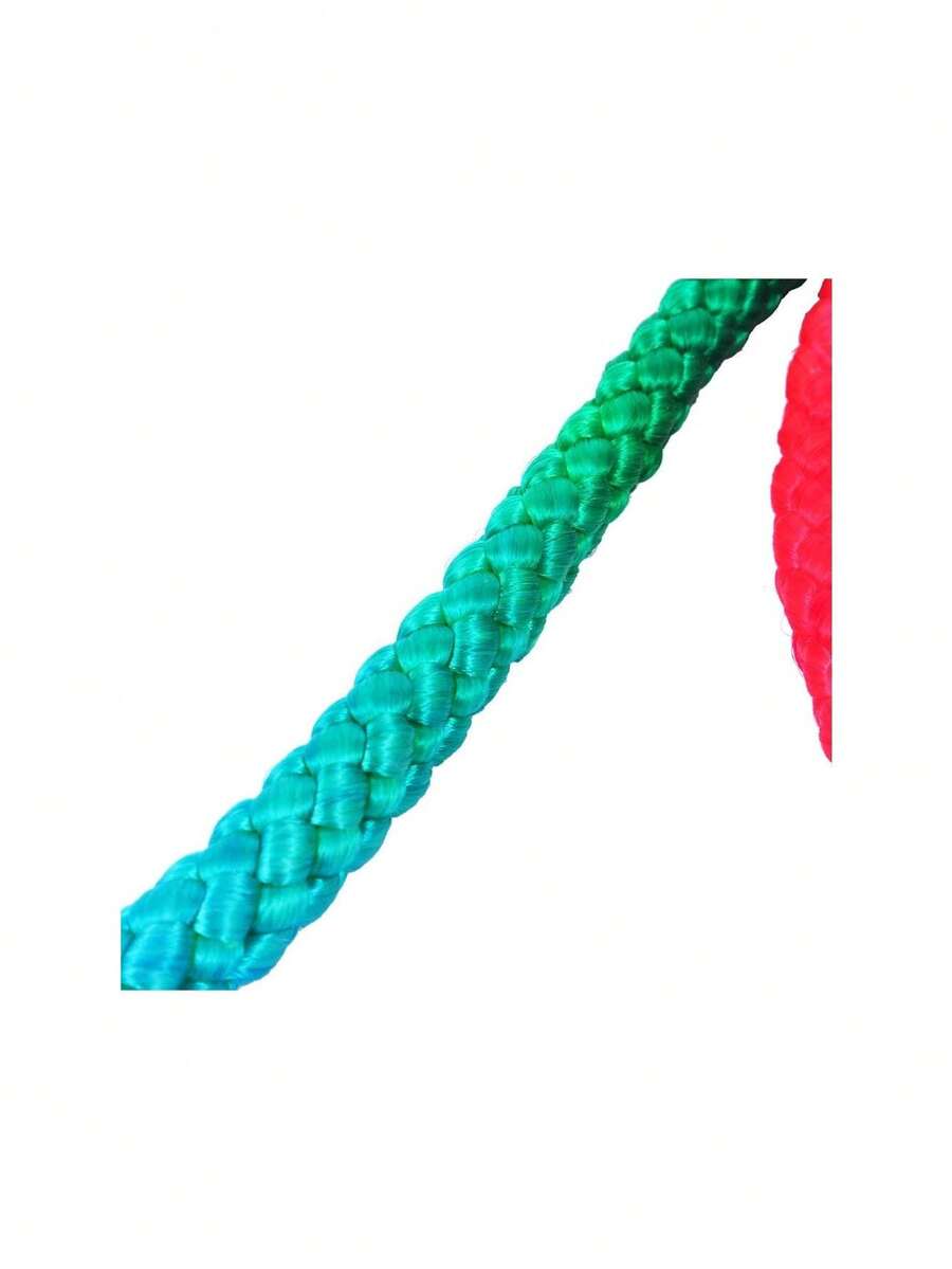 Cuerda de gimnasia rítmica sólida color arcoíris para entrenamiento artístico de competición,44459942 - Multicolor - Ver 1