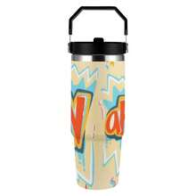 30oz  Ahyeon Stanley Style Tumbler Wrapped Graffiti SGRHO Mug - trắng - Xem 3