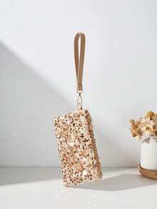 1pc Fashion Minimalist Casual All-Season Handheld Phone Bag Wallet Commuter Sports Small Bag Women's Phone Pouch Personalized Gift Campus Bag Wallet Cute Women's Coin Purse Weekend Bag Women's Coin Purse Lightweight Foldable Bag Running Bag Valentine's Day Customized Gift Wallet Crossbody Bag Campus Style Wallet Coin Purse Lipstick Pouch Student Key Bag Gold Crocodile Pattern Wallet Leopard Print Wallet Date Out Shopping Evening Small Wallet - Multicolor - View 14