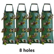 1pc Hanging Strawberry Planter Bag, Strawberry Planting Bag For Growing Strawberries, Tomatoes, And Peppers - Multicolor - View 18