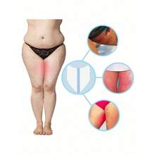 2/10/20 piezas Bandas antifricción invisibles, Almohadillas protectoras transparentes para muslos y pantorrillas de mujer, Protección cómoda - Estilos aleatorios - Ver 8