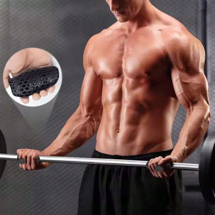 Pair Of Finger Trainer Gymnastics Grip, Grip Enhancer, Gym Pull Grip Cross Training Palm Grip Handle Protection - Multicolor - View 1