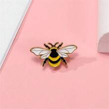 Cartoon Bee Enamel Brooch, Customized Decorative Brooch, Lapel Pin, Bag Brooch, Jewelry Gift Brooch - Multicolor - View 4