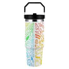 30oz  Goods Day Stanley Style Tumbler Wrapped Graffiti SGRHO Mug - trắng - Xem 3