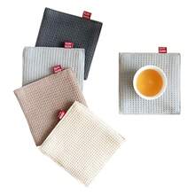 2/4件装华夫格纹杯垫，隔热垫，双层加厚杯垫，茶壶垫 - 11*11厘米 - 查看 9