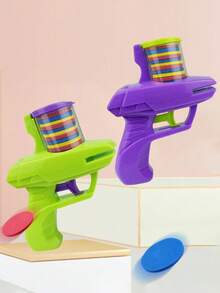 Interactive Cat Toy Launcher, Foam Disc Launcher For Indoor Play, Battery-Free, Fun For Kittens & Adult Cats,Cat Essential - Multicolor - View 8