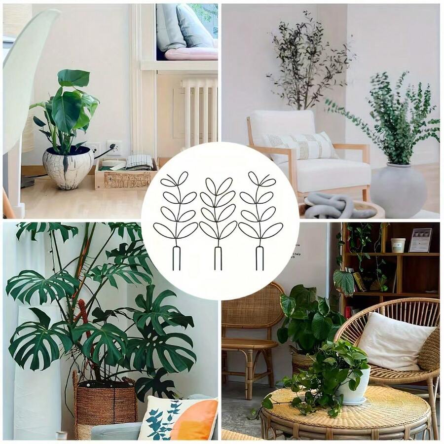 1件/2件装植物攀爬架，户外盆栽植物架，园艺工具，创意花卉架，葡萄架，植物花卉架 - 多色 - 查看 1