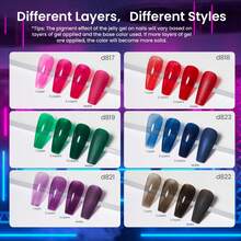Beetles Nude Gel Nail Polish Set - 6 Colors Nude Pink Brown Neutral Jelly Gel Polish Kit - 6 Colors Jelly Magic - 查看 5