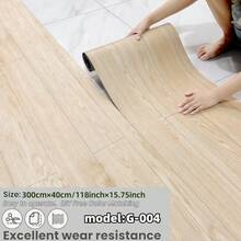 1 Cuộn Giấy Dán Sàn Vân Gỗ 3D Tự Dính, Giấy Dán Sàn PVC Chống Thấm Nước, Dày Chống Trượt Độ Bám Dính Cao Dễ Lắp Đặt, Thích Hợp Cho Sàn Nhà Bếp, Phòng Tắm, Trang Trí Sàn Và Tường Trong Nhà, Cải Tạo Nội Thất. - Nhiều màu - Xem 17