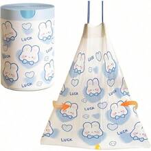 1 cuộn kèm 15 dây buộc hình hoạt hình có mùi thơm - Túi rác nhựa dùng một lần dày dặn và chống rò rỉ, dễ mang theo, thích hợp cho nhà bếp, phòng tắm, phòng ngủ, phòng khách và nhà vệ sinh. - Một kích thước phù hợp với tất cả - Xem 4