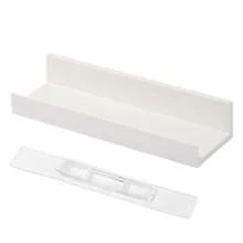 Bộ 1/2/3/4/6 kệ treo tường acrylic màu trắng, kệ sách trẻ em mẫu giáo treo tường không cần khoan, giá đựng dụng cụ treo tường, kệ treo tường phòng tắm. - trắng - Xem 10