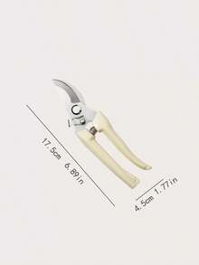 1pc Minimalist Pruning Shears, Stainless Steel Plant Branch Scissors For Garden - 杏 - 查看 5