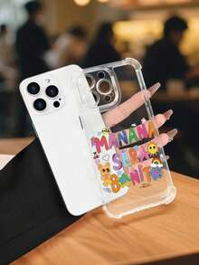 Funda para  con el eslogan  (Mañana será mejor) y esquinas reforzadas para proteger contra impactos. Compatible con los modelos  17/AIR/XSMAX/XR/11/12/13/14/15/16E/Pro/Promax/PLUS/MINI y con las series  S, A, M, F y NOTE. Serie G/E, Transsion HOT/SMART/SPARK/NOTE, Redmi/POCO/NOTE, Honor 400/Play/X, OPPO Reno/REALME/A. Funda para teléfono fabricada en TPU, a prueba de golpes, resistente a las caídas y a las manchas. Ideal para uso personal o como regalo, perfecta para San Valentín, Acción de Gracias, Halloween, Navidad, Año Nuevo y todas las ocasiones festivas. teléfonos móviles, bolsos, accesorios para móviles, fundas para teléfonos, decoración de interiores, accesorios, fundas transparentes para teléfonos, verano, correas para teléfonos, fundas para teléfonos de hombre, fundas negras para teléfonos, fundas rosas para teléfonos, fundas para teléfonos de hombre, fundas para teléfonos de mujer, protección para teléfonos móviles, accesorios de playa, productos de fresa, fundas protectoras - Estilo (1 pieza) - Ver 6