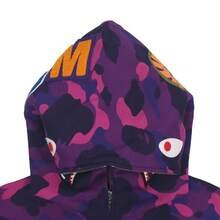 A Bathing Ape (BAPE) Men's Shark Full-Zip Hoodie – Iconic Camo Series, Multi-Color Options Available - 紫色 - 查看 5