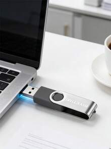 Unidad flash USB 2.0 OTG tipo C de Biyetimi de 64GB, 32GB o 128GB de capacidad real para smartphone y tableta - Negro - Ver 3