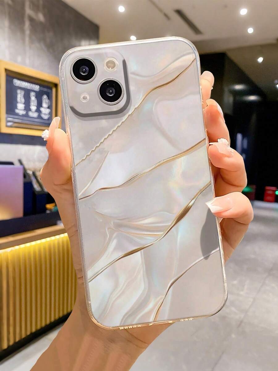 大理石纹彩绘透明防震手机壳，兼容 17 Pro/17 Air/17/17 Pro Max/16/11/16 Pro/16 Plus/16 Pro Max/16 e/15 Pro Max/13/14/12/XS/XR/7G/8P，兼容三星 Galaxy 11/12 Pro/12/12 X/13 Pro/14 Pro/15 Pro，兼容 10/9/Note9/12c/Note11 Pro/Note8 Pro - 彩色 - 查看 1