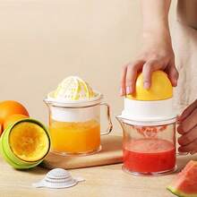 Portable Manual Lemon Juicer, Easy To Clean Home Juicer, Fresh Juice Maker, Orange Lemon Juice Squeezer - Multicolor - View 7