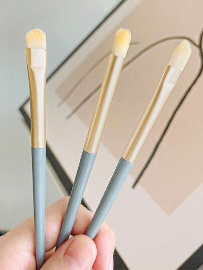 Bộ cọ trang điểm mắt chuyên nghiệp, bộ cọ trang điểm, dụng cụ làm đẹp, phù hợp cho người mới bắt đầu, phụ kiện trang điểm, cọ trang điểm, được làm bằng lông cọ polyester và cán bằng nhựa ABS.