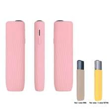 1pc Decorative Liquid Silicone Protective Case For IQOS ILUMA ONE/I One, Soft Shockproof Anti-Slip Storage Box, Unisex Portable Scratch-Resistant Business Solid Color Textured Design, Provides A Different User Experience, Suitable As A Gift For Friends And Family - Multicolor - View 18