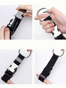 Cinghia da viaggio con fibbia in metallo - Organizer da viaggio antifurto portatile. Questa cinghia da viaggio portatile ha una fibbia a sgancio rapido, rendendola un accessorio da viaggio essenziale. È altamente versatile e regolabile, adatta a borse, zaini e borse di varie dimensioni; è anche pratica per gli ambienti scolastici per organizzare forniture scolastiche e oggetti personali. - A - Visualizzare 6