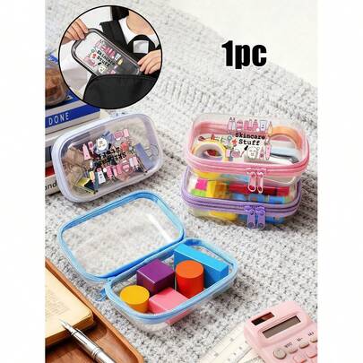 Hộp đựng đồ du lịch có khóa kéo, túi đựng mỹ phẩm cứng để bàn, túi đựng đồ vệ sinh cá nhân, túi đựng mỹ phẩm rộng rãi để đựng cọ trang điểm, son môi, sản phẩm chăm sóc da và các phụ kiện nhỏ, quà tặng cho phù dâu trong đám cưới, quà sinh nhật cho gia đình, bạn bè, thầy cô, mùa cưới, tiệc vườn mùa xuân, Ngày của Mẹ, Ngày của Cha, Ngày Quốc khánh, trang trí nội thất, tiệc tốt nghiệp.