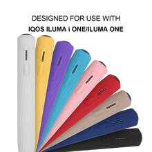 1pc Decorative Liquid Silicone Protective Case For IQOS ILUMA ONE/I One, Soft Shockproof Anti-Slip Storage Box, Unisex Portable Scratch-Resistant Business Solid Color Textured Design, Provides A Different User Experience, Suitable As A Gift For Friends And Family - Multicolor - View 6