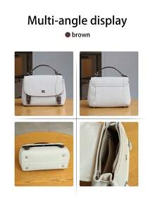 2026 Spring/Summer New Minimalist Commuter Handbag, Fashionable Large Capacity Baseball Messenger Bag, Large Capacity Casual College Style Backpack, High-Quality Small Backpack - Multicolor - View 7