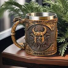 Nuevo vaso de cristal con estrás con diseño de pterosaurio y dragón al estilo occidental, taza de barra con textura 3D de resina y acero inoxidable, taza creativa, opciones de varios colores, regalo premium - Multicolor - Ver 10