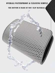 1 tấm lót khay vệ sinh cho mèo, đồ dùng cho mèo, thảm lót khay vệ sinh cho thú cưng chống thấm nước hai lớp, chống trượt, có thể giặt, thảm giường cho mèo, đồ dùng vệ sinh cho thú cưng, phụ kiện cho mèo - Màu Khaki - Xem 10