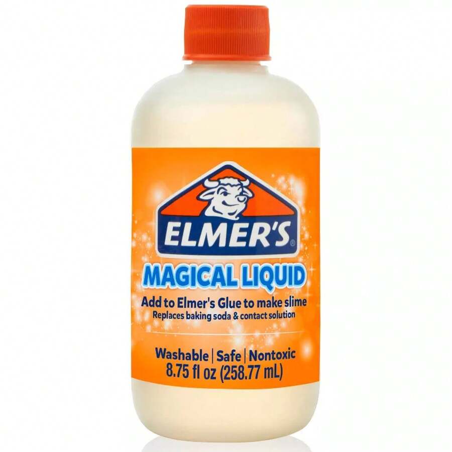 Elmer's Magical 8.75oz Slime Activator Solution Clear: Sensory Development, Ages 3+, No Battery Needed