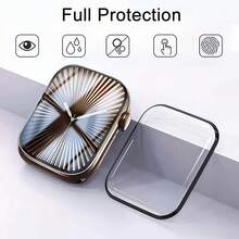 2pcs Full Coverage Transparent Glossy Soft Screen Protector Film For Apple Watch Ultra 3/2/S11/S10/S9/S8/S7/S6/S5/S4 Series, 3D Curved Edge Ceramic Film, Compatible With 40/41/42/44/45/46/Ultra 49mm, High-Definition Anti-Fingerprint, Bubble-Free Easy Installation - For Ultra3/2/Ultra 49mm - View 2