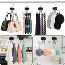 3 Pack Belt Hanr For Closet Organizer 2026 Upgraded Tie Hanrs For Sp Saving Stora 360 Rotatable Foldable Hooks Lar Capacity Rack For Tank Top Bra Se Black - Black - View 6